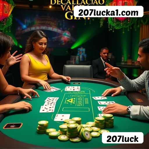 Roleta e blackjack 207luck